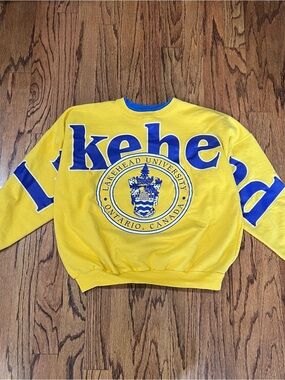 Yellow Crewneck Sweatshirt